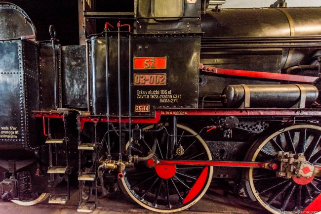 Экскурсия по музею железнодорожного транспорта Любляны
