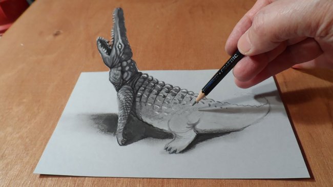 Лучшие карандашные 3D рисунки