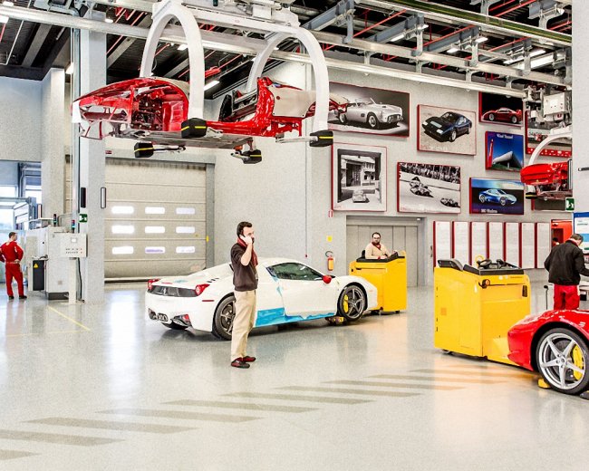 Экскурсия по заводу Ferrari