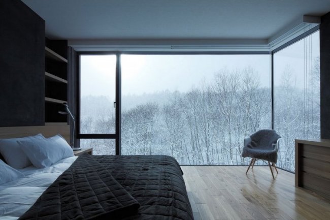 Уютные спальни с чарующими зимними видами