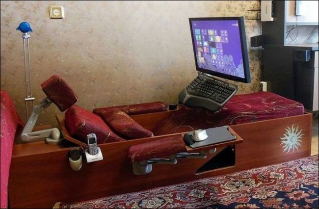 Самодельный компьютерный диван
