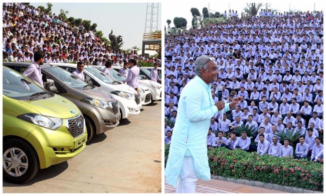 Лучший босс на свете обнаружен в Индии: он раздал сотрудникам 1260 автомоби ...