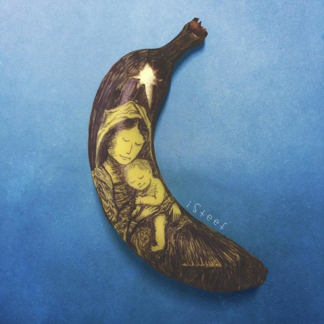 Голландский художник творит что-то невероятное с бананами