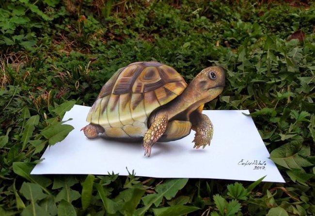 Удивительные 3D-рисунки от сербского художника