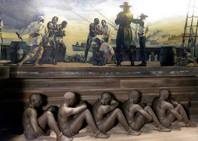 Как перевозили рабов