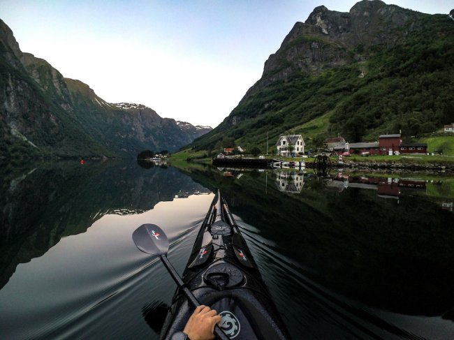 Путешествие на каяке по фьордам и озерам Норвегии