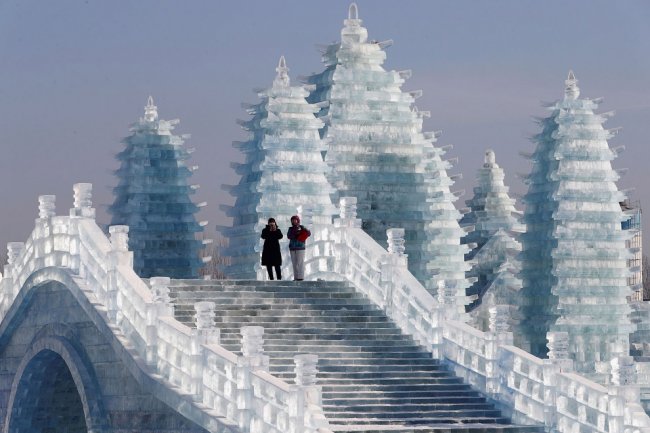 Фестиваль льда и снега в Харбине 2019
