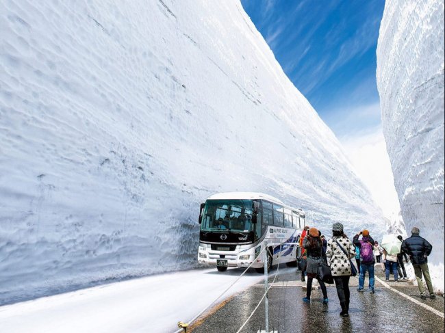 Tateyama Kurobe Alpine: снежный маршрут
