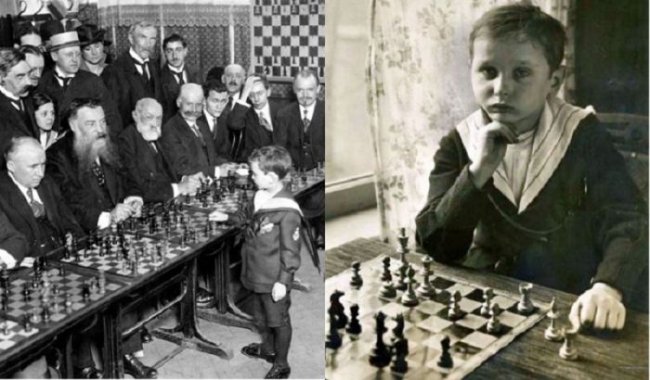 Как 8-летний Самуэль Решевский обыграл в шахматы сразу нескольких взрослых  ...