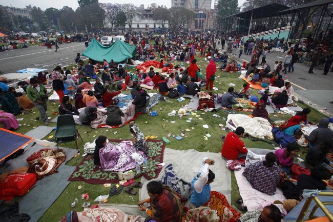 Страшное землетрясение в Непале