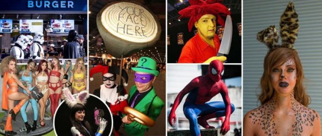 Удивительные костюмы участников Comic Con