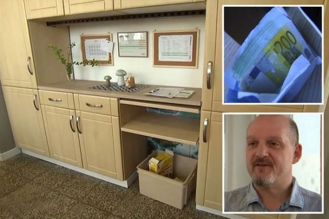 мужчина купил на eBay кухонные шкафы и нашел в них 150 тысяч евро